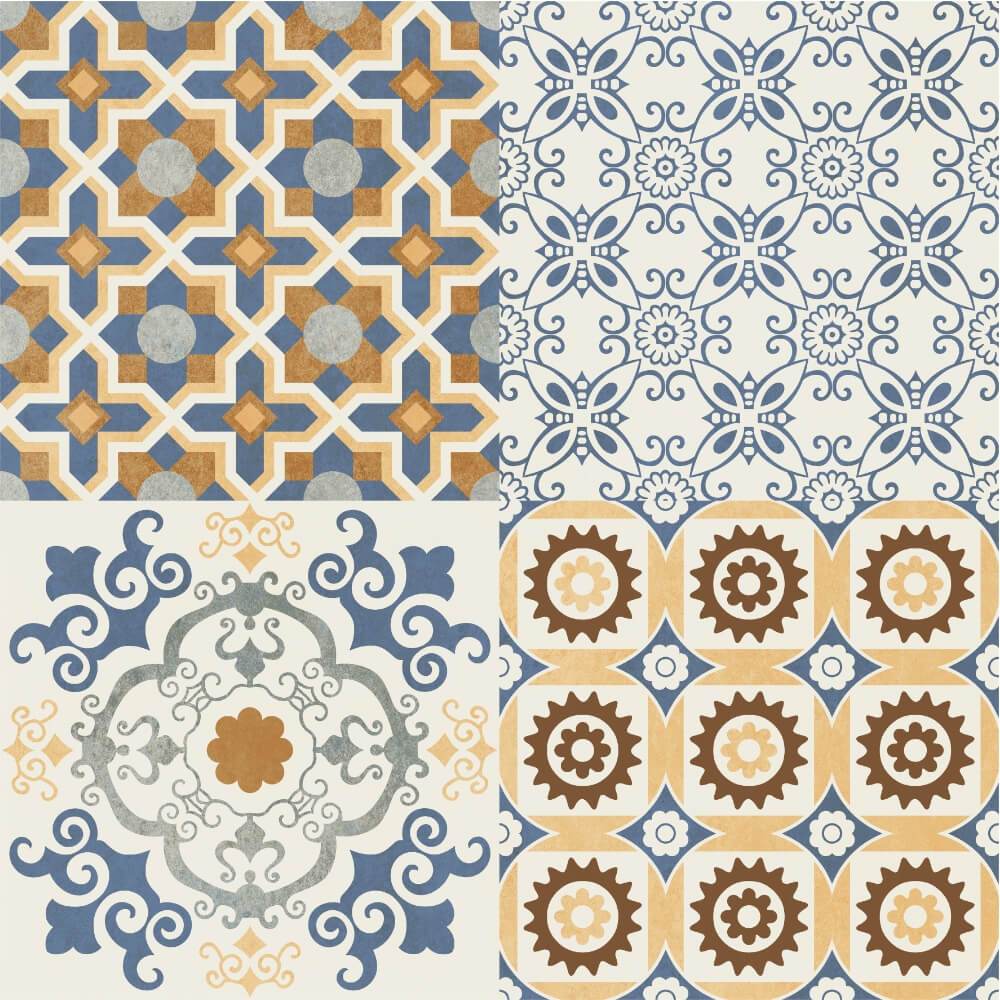 Victorian Andalusia Rectified Matt Ceramic 300x300mm Wall and Floor Tile