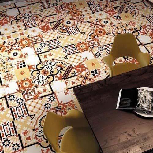Victorian Buttercup Rectified Matt Ceramic 300x300mm Wall and Floor Tile