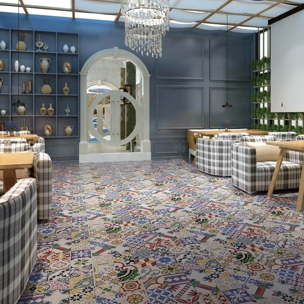 Victorian Crocus Rectified Matt Ceramic 300x300mm Wall and Floor Tile