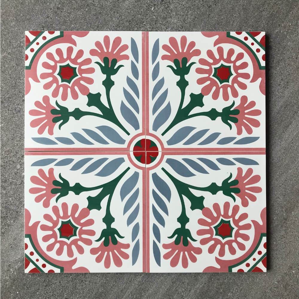 Victorian Sakura Rectified Matt Ceramic 300x300mm Wall and Floor Tile