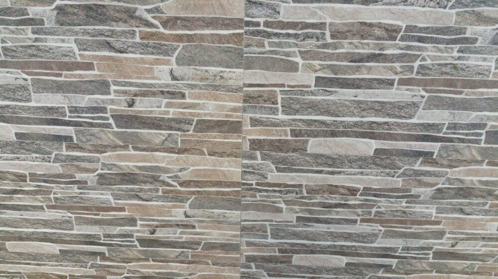 Violet Split Face Slate Effect 300x600mm Rectified Matt Ceramic Decorative Wall Tile