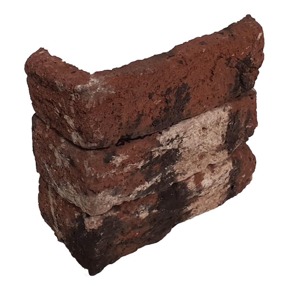 Volcano Reclaimed Effect Red and Black Multi Brick Slips