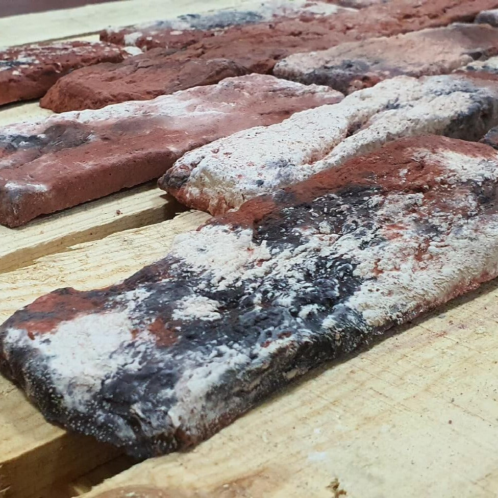 Volcano Reclaimed Effect Red and Black Multi Brick Slips