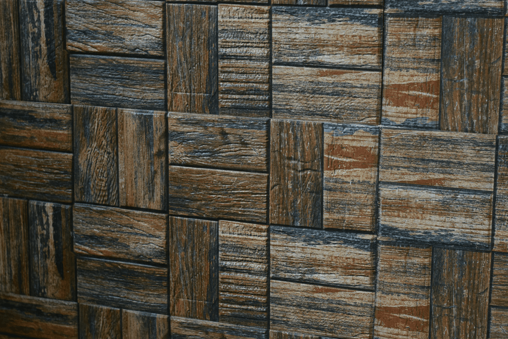Wenge Gold Split Face Rectified Matt Porcelain 300x600mm Wall Tile