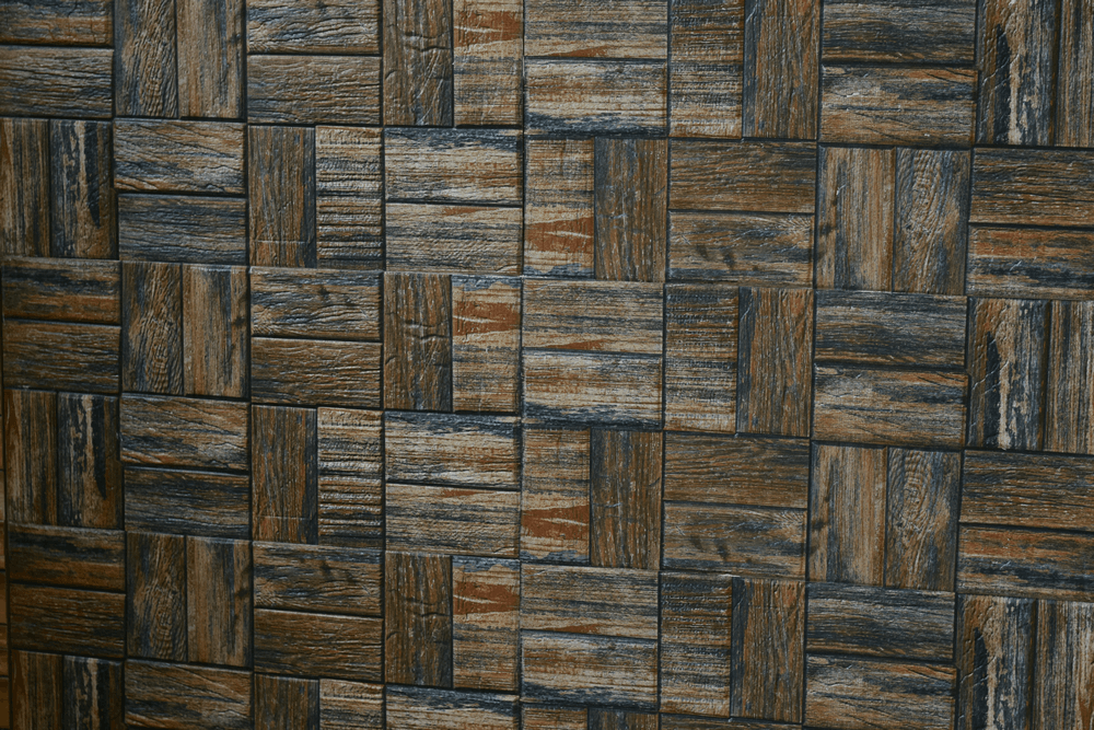 Wenge Gold Split Face Rectified Matt Porcelain 300x600mm Wall Tile