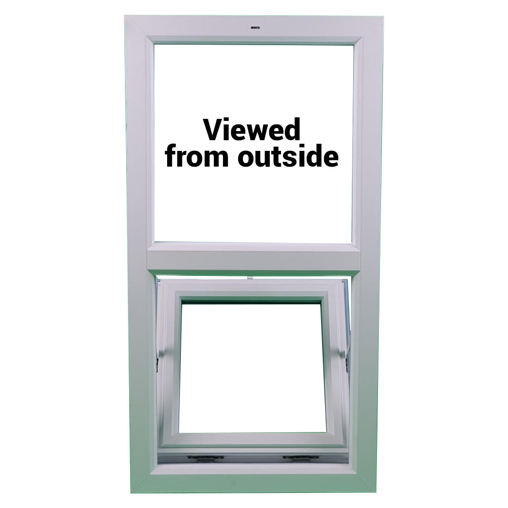 uPVC Top Hung Double Glazed Window Frame and Glass 70mm UK 2 Gasket Seal - Multi Size