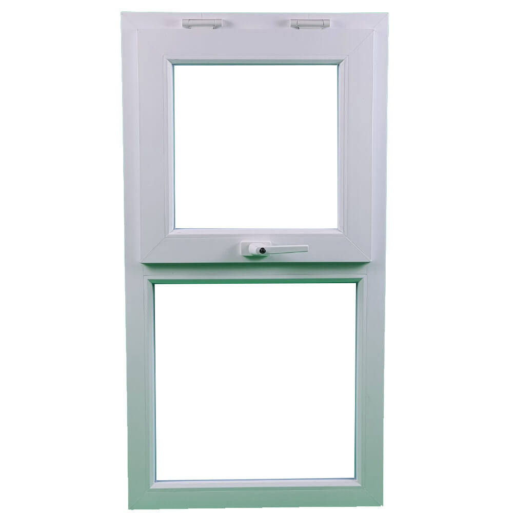 uPVC Top Hung Double Glazed Window Frame and Glass 70mm UK 2 Gasket Seal - Inside White Outside Anthracite