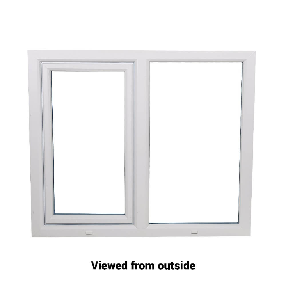 uPVC Side Hung Tilt and Turn Double Glazed Window Frame and Glass 85mm UK 3 Gasket Seal - Multi Size