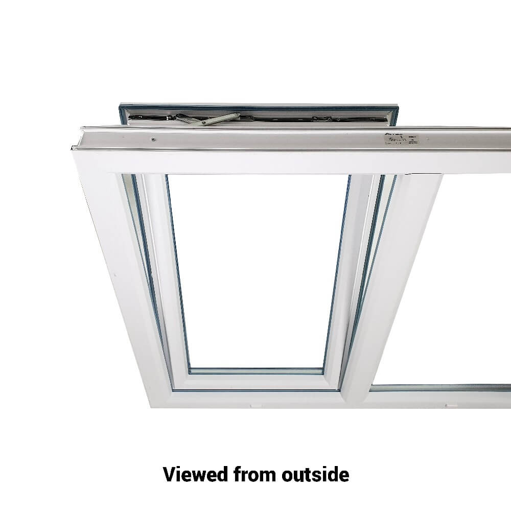 uPVC Side Hung Tilt and Turn Double Glazed Window Frame and Glass 85mm UK 3 Gasket Seal - Multi Size