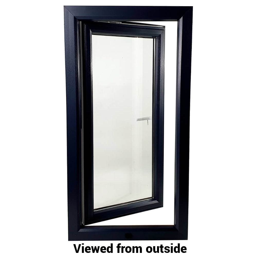 uPVC Tilt and Turn Double Glazed Window Frame and Glass 70mm UK 2 Gasket Seal - Inside White Outside Anthracite