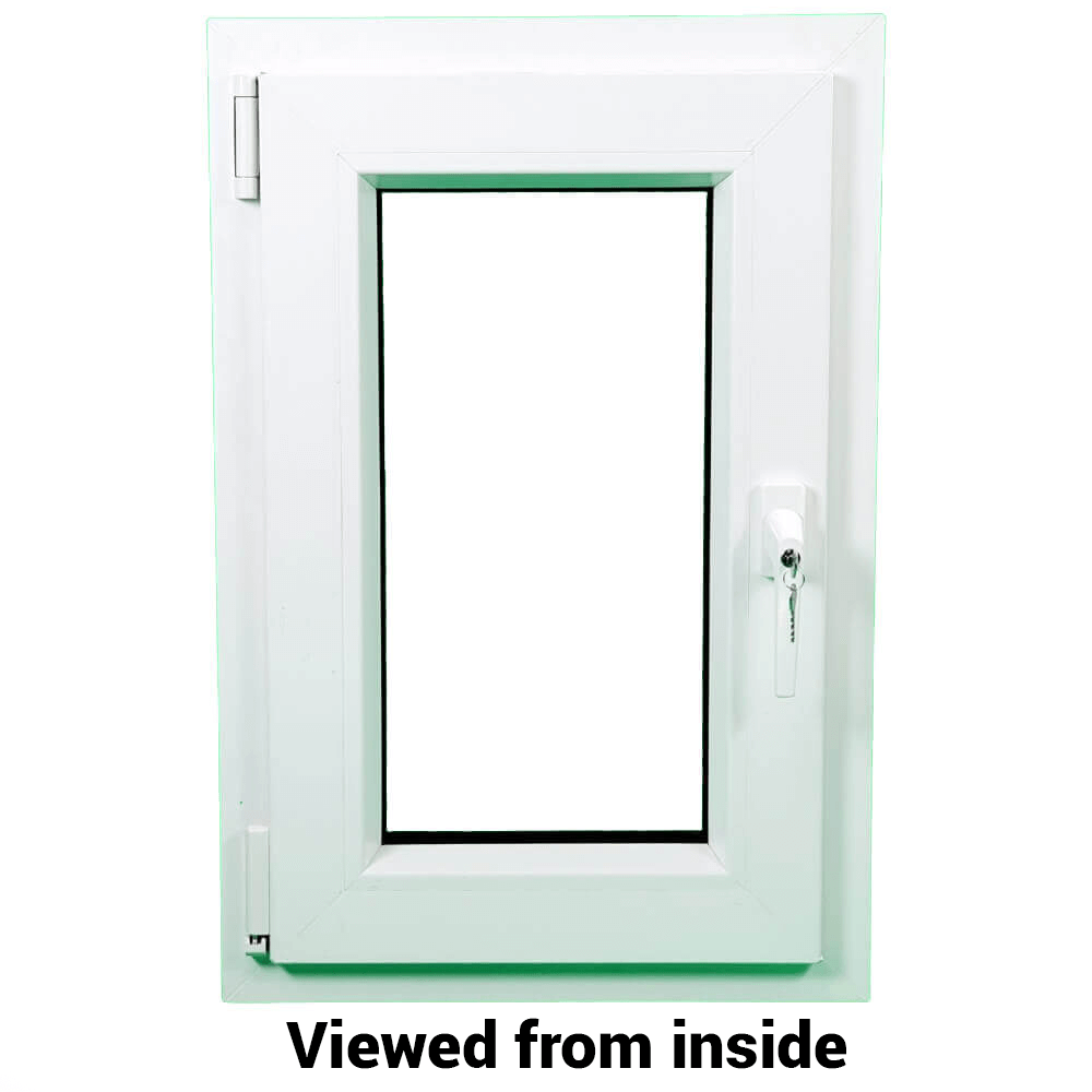 uPVC Tilt and Turn Double Glazed Window Frame and Glass 85mm UK 2 Gasket Seal - Multi Size