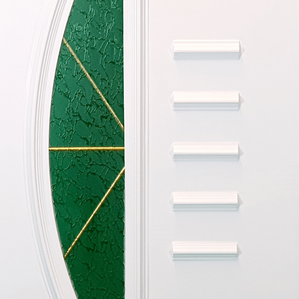uPVC White Full Door Panel 24mm 870mm x 1970mm - Nepeta (BAU 30)