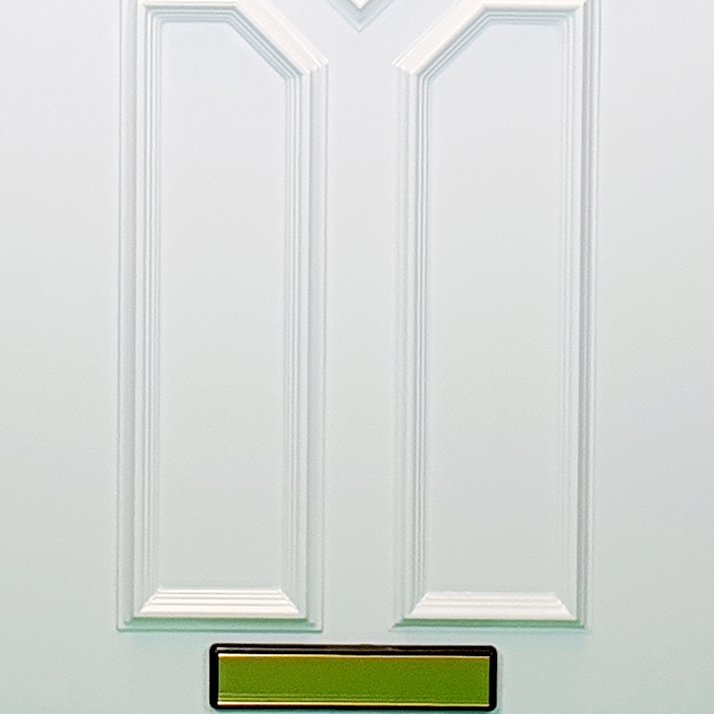 uPVC White Full Door Panel 24mm 870mm x 1970mm - Petunia (BAU 46)