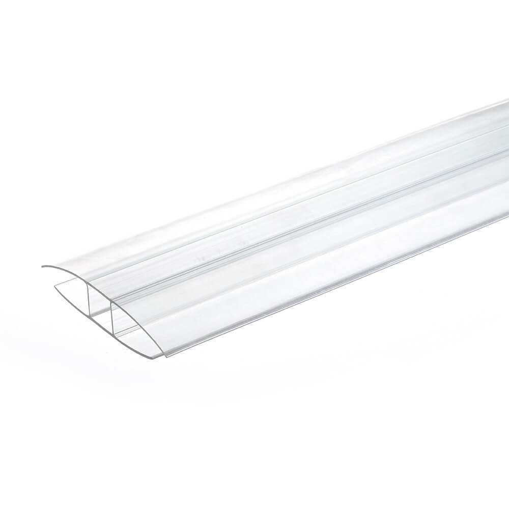 8mm Polycarbonate H Profile Clear Various Size 10 Year Warranty