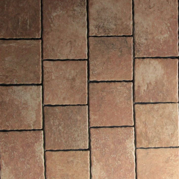 Forest Brick Tumbled Porcelain Paver 20mm 200x200mm