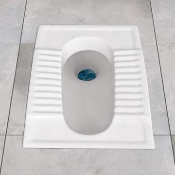 ORISSA Turkish and Asian Style White Squat Toilet Pan 23