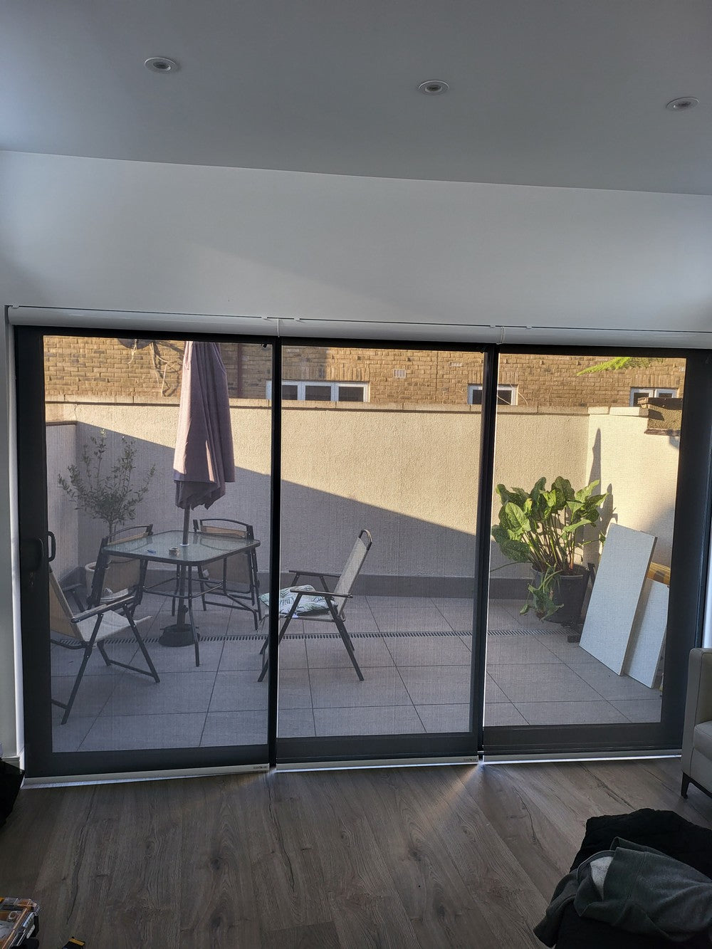 Decor Blinds Roller Blind 117 Black & Grey