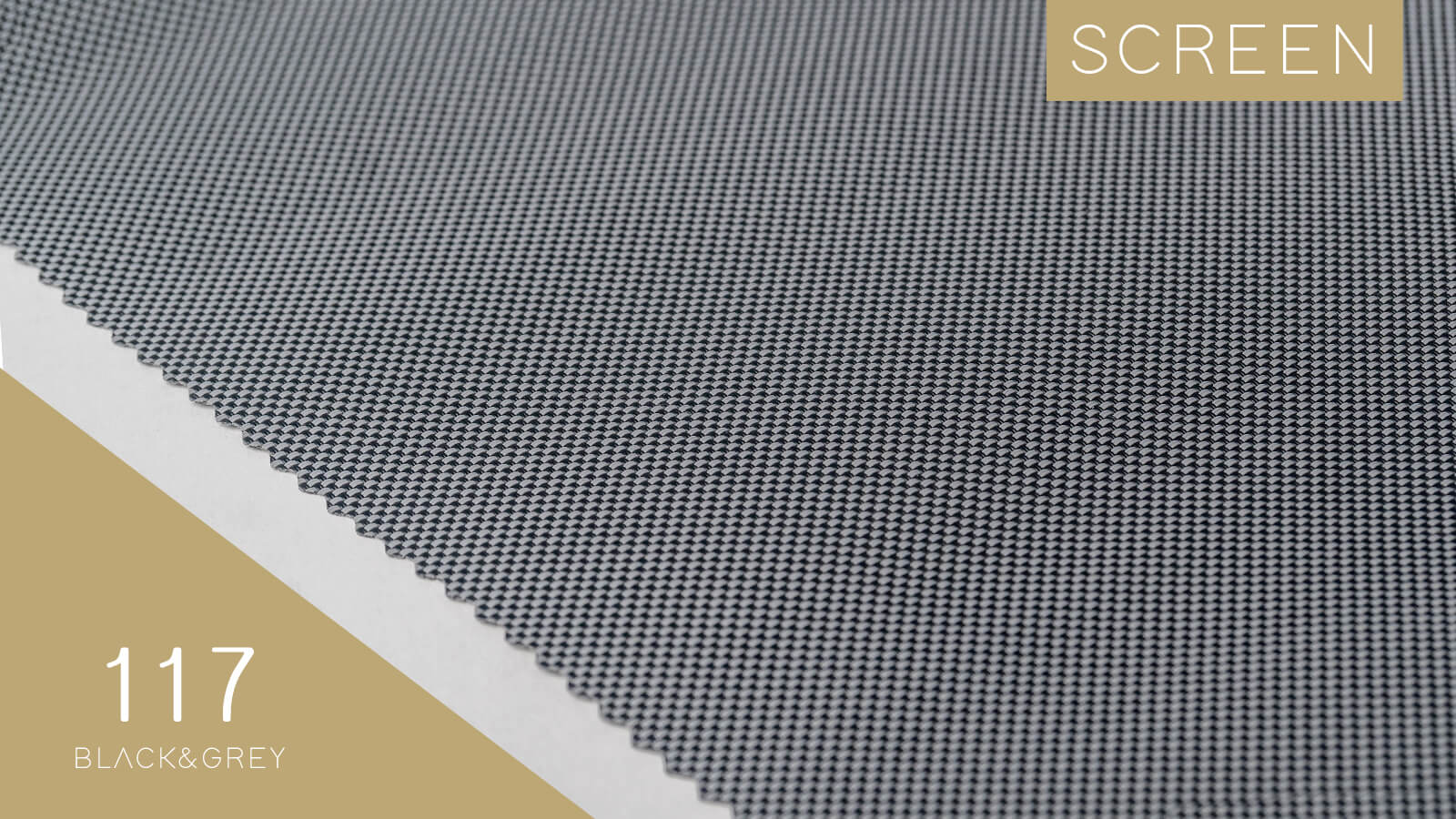 Decor Blinds Roller Blind 117 Black & Grey