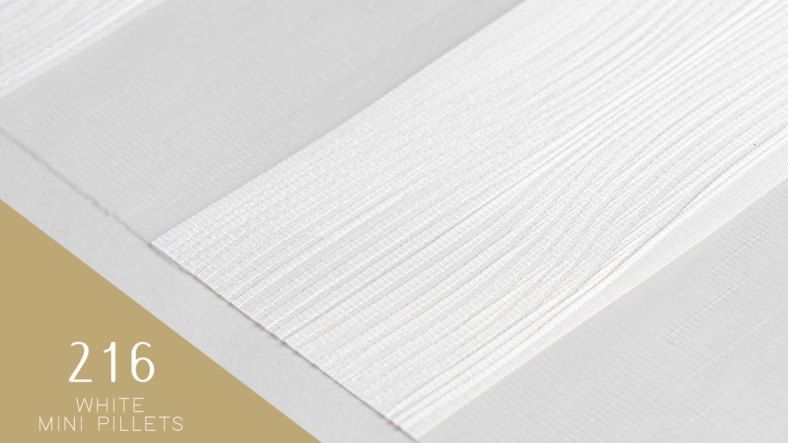 Decor Blinds Privacy 216 White Mini Pillets