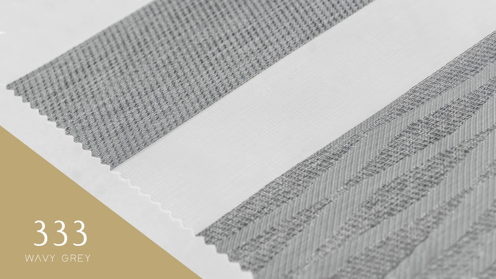 Decor Blinds Privacy 333 Wavy Grey