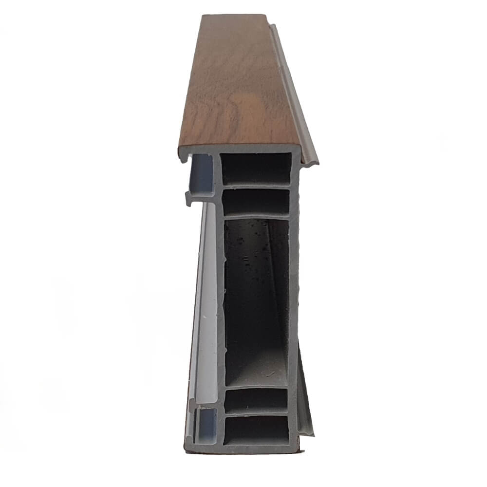 70mm Golden Oak uPVC Add-on Window Door Frame Extension Packer Head Extender
