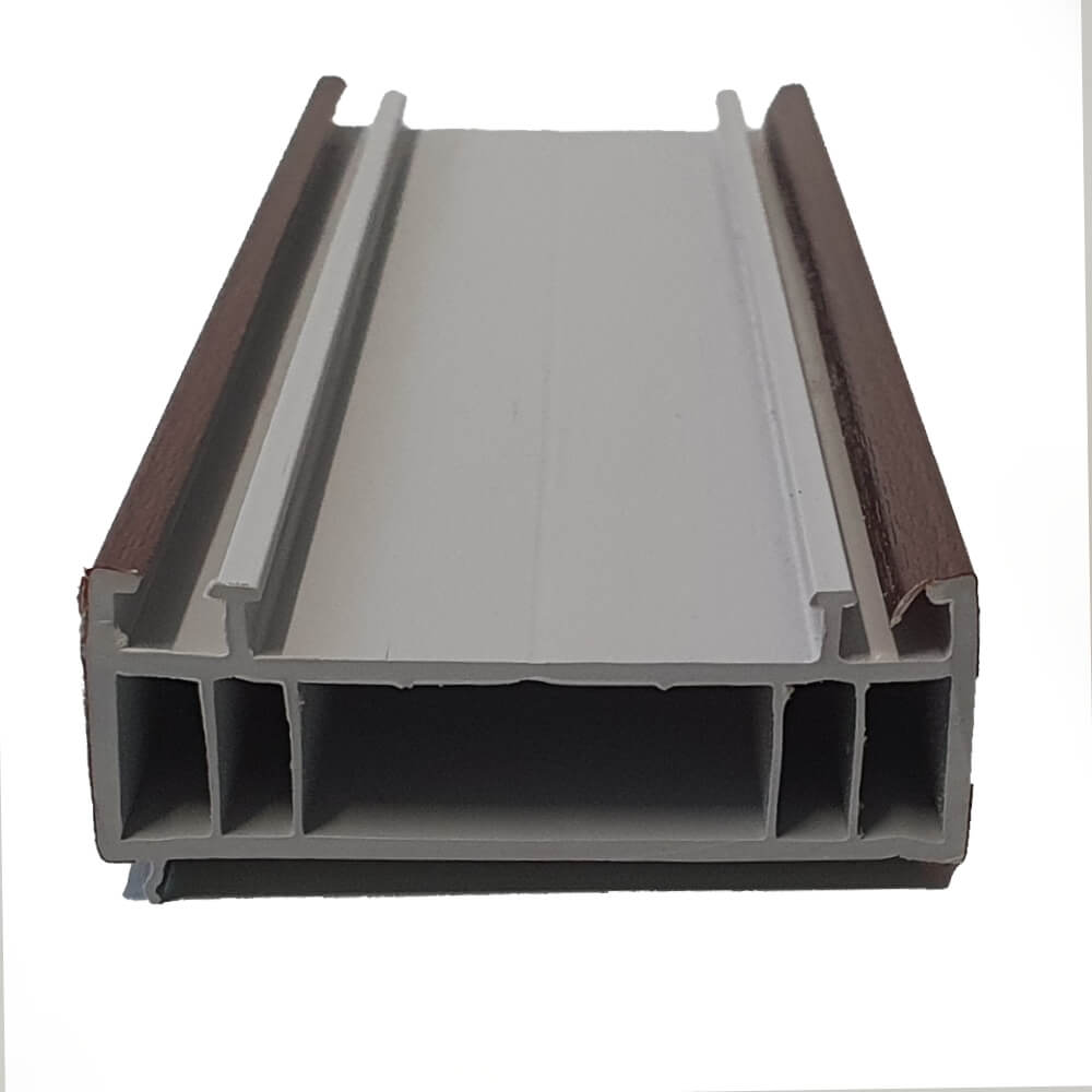 70mm Mahagony uPVC Add-on Window Door Frame Extension Packer Head Extender