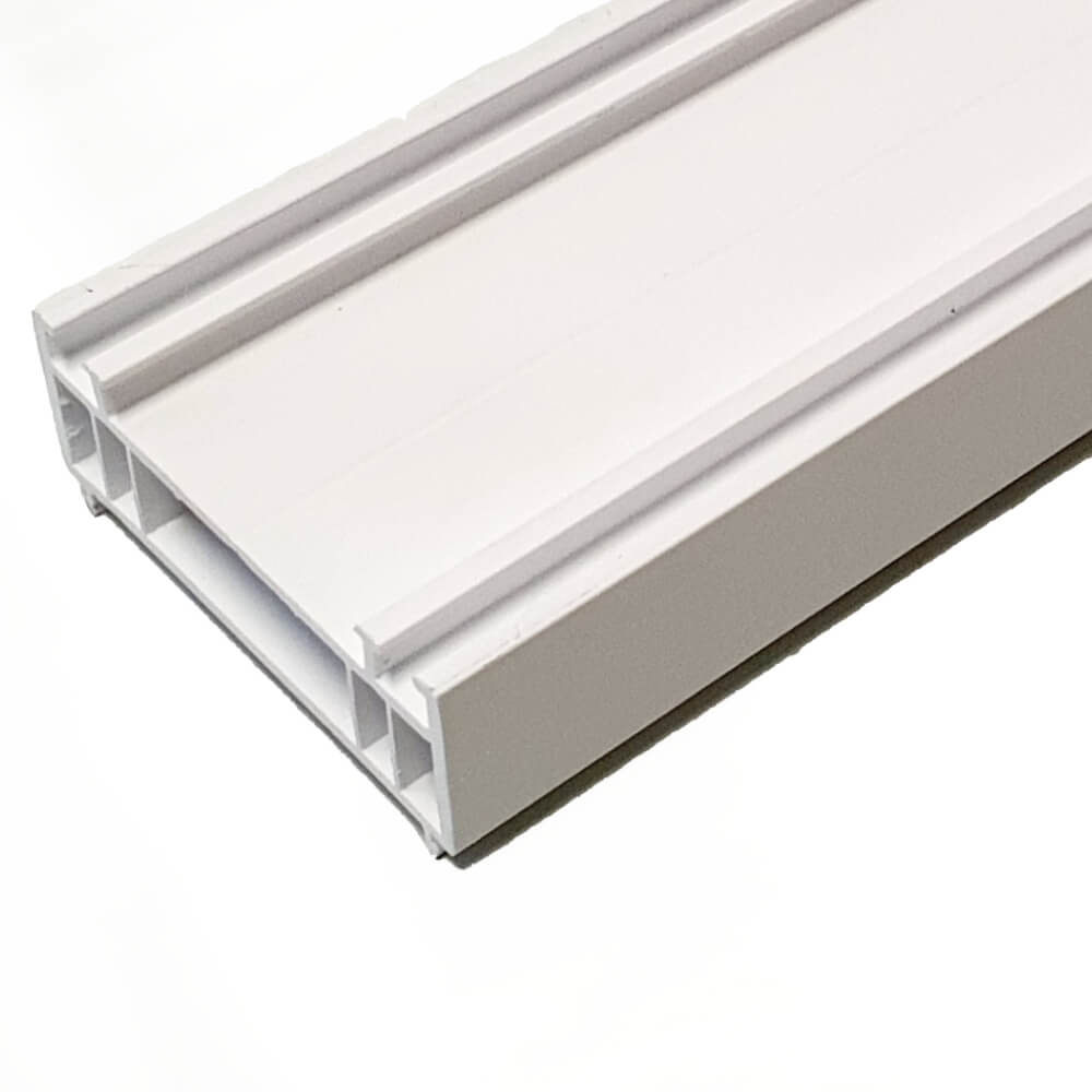 70mm White uPVC Add-on Window Door Frame Extension Packer Head Extender