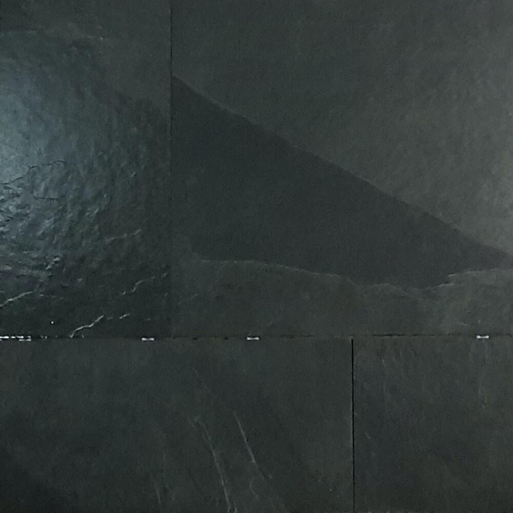 Brasilian Black Rectified Matt Porcelain 20mm 300x300mm Indoor and Outdoor Floor Tile