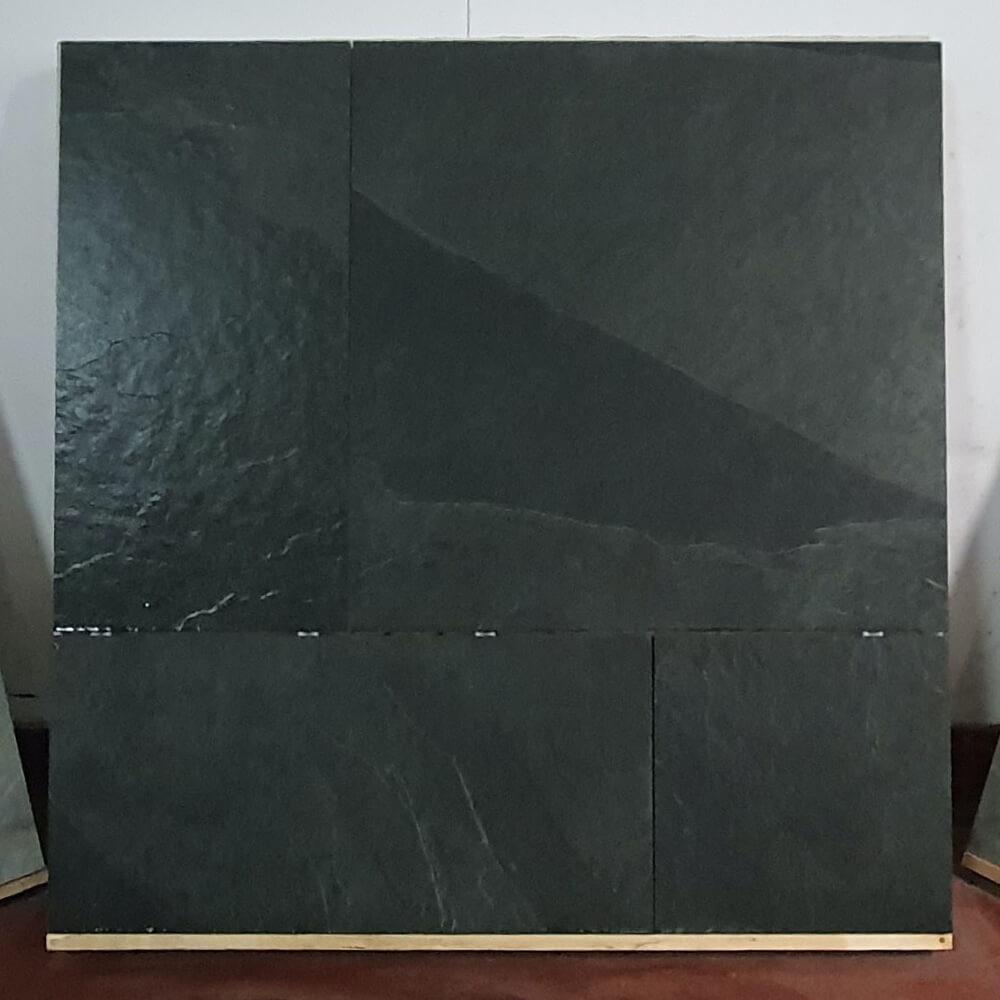 Brasilian Black Rectified Matt Porcelain 20mm 300x300mm Indoor and Outdoor Floor Tile