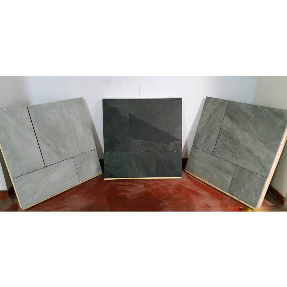 Brasilian Black Rectified Matt Porcelain 20mm 300x300mm Indoor and Outdoor Floor Tile