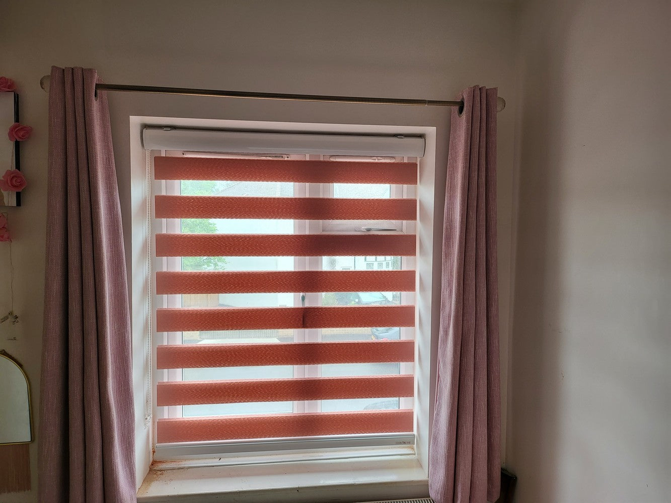 Decor Blinds Privacy 114 Powder Pink