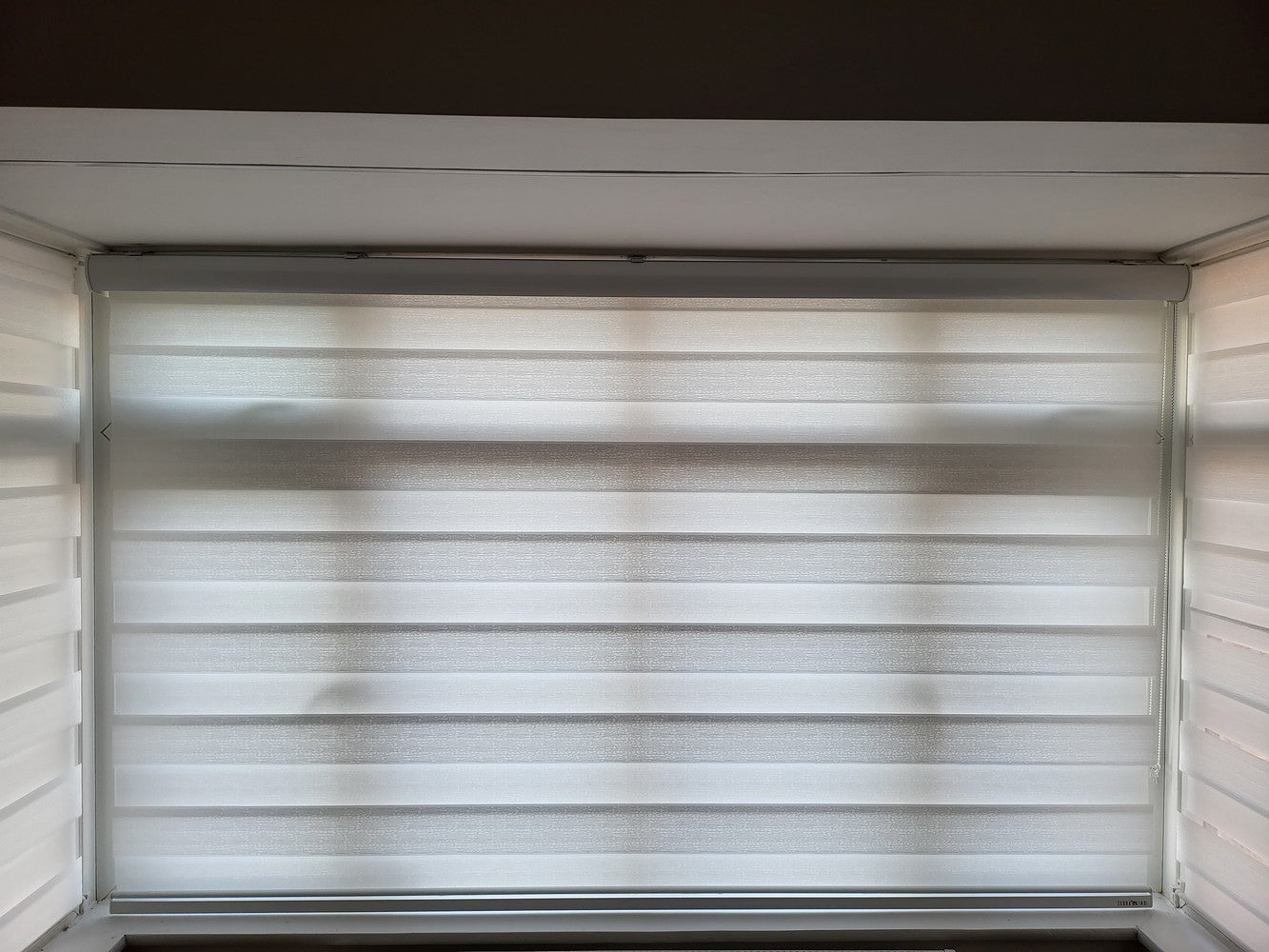 Decor Blinds Privacy 218 White Leopard