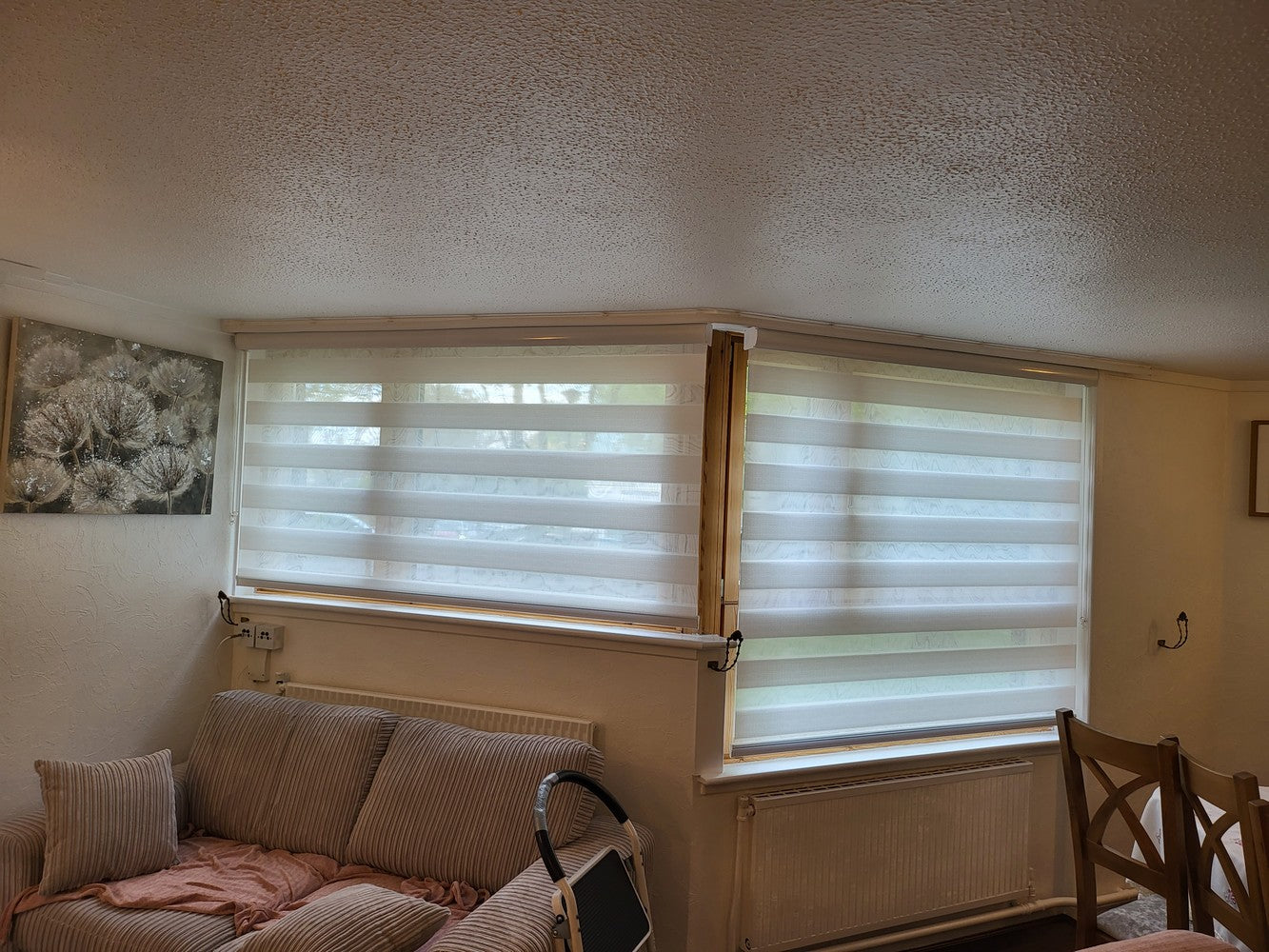 Decor Blinds Privacy 218 White Leopard