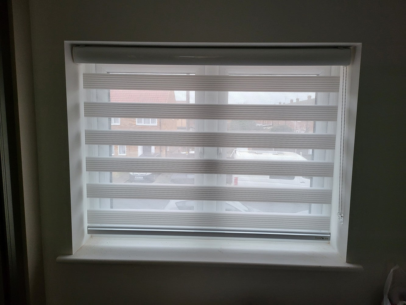 Decor Blinds Privacy 303 Pleated White