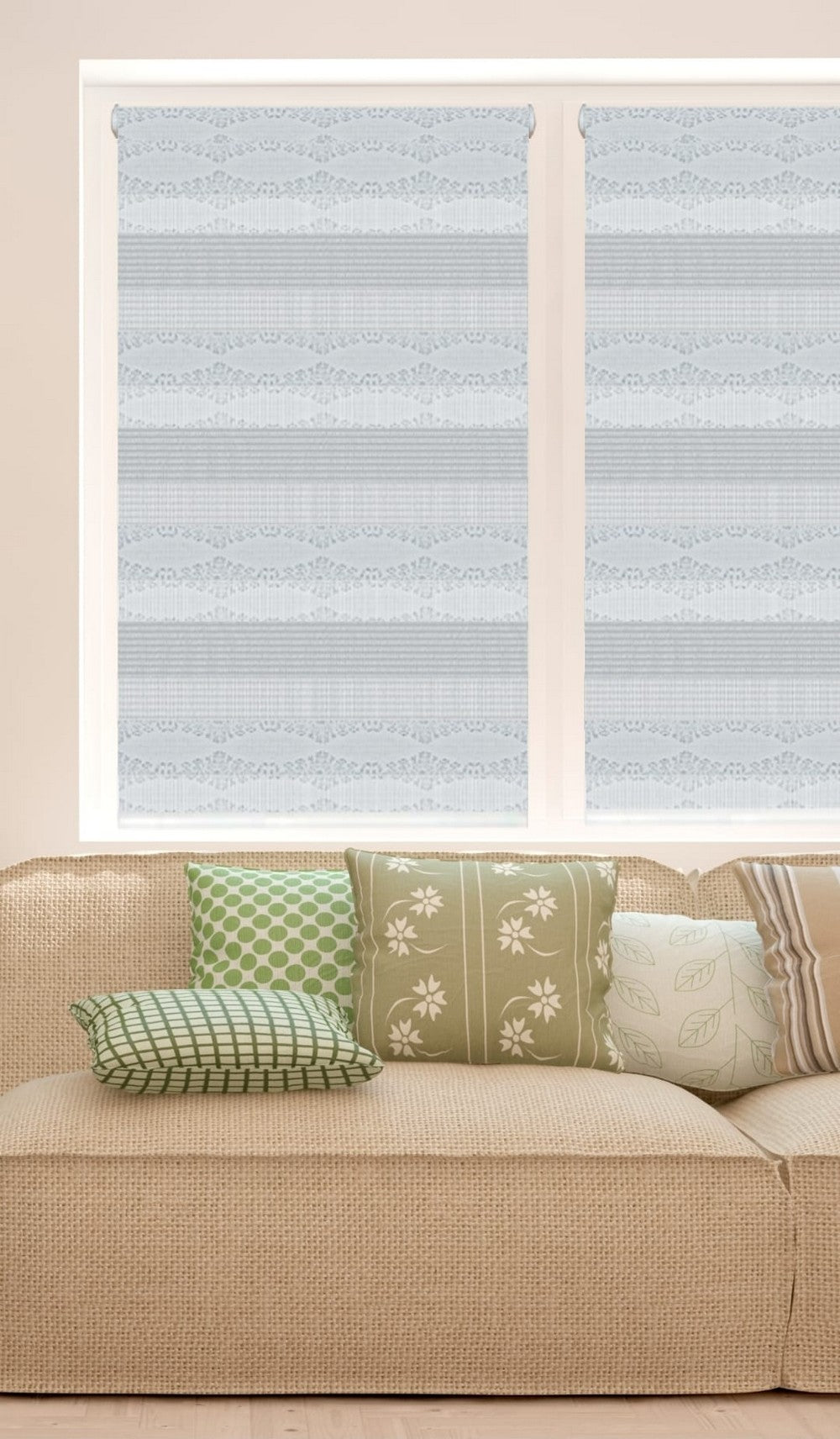 Decor Blinds Privacy 329 Silvery