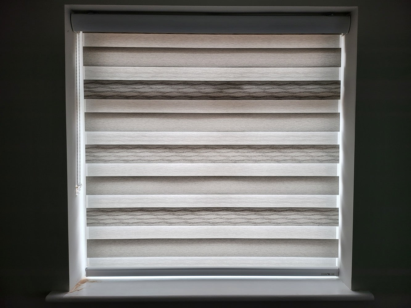 Decor Blinds Privacy 333 Wavy Grey