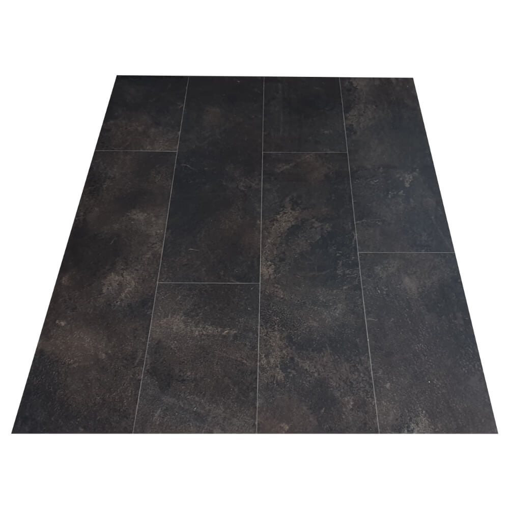 Egger Stone Black 7.5mm Luxury Vinyl Tiles Click Flooring Planks (EHD011) - LVT SPC