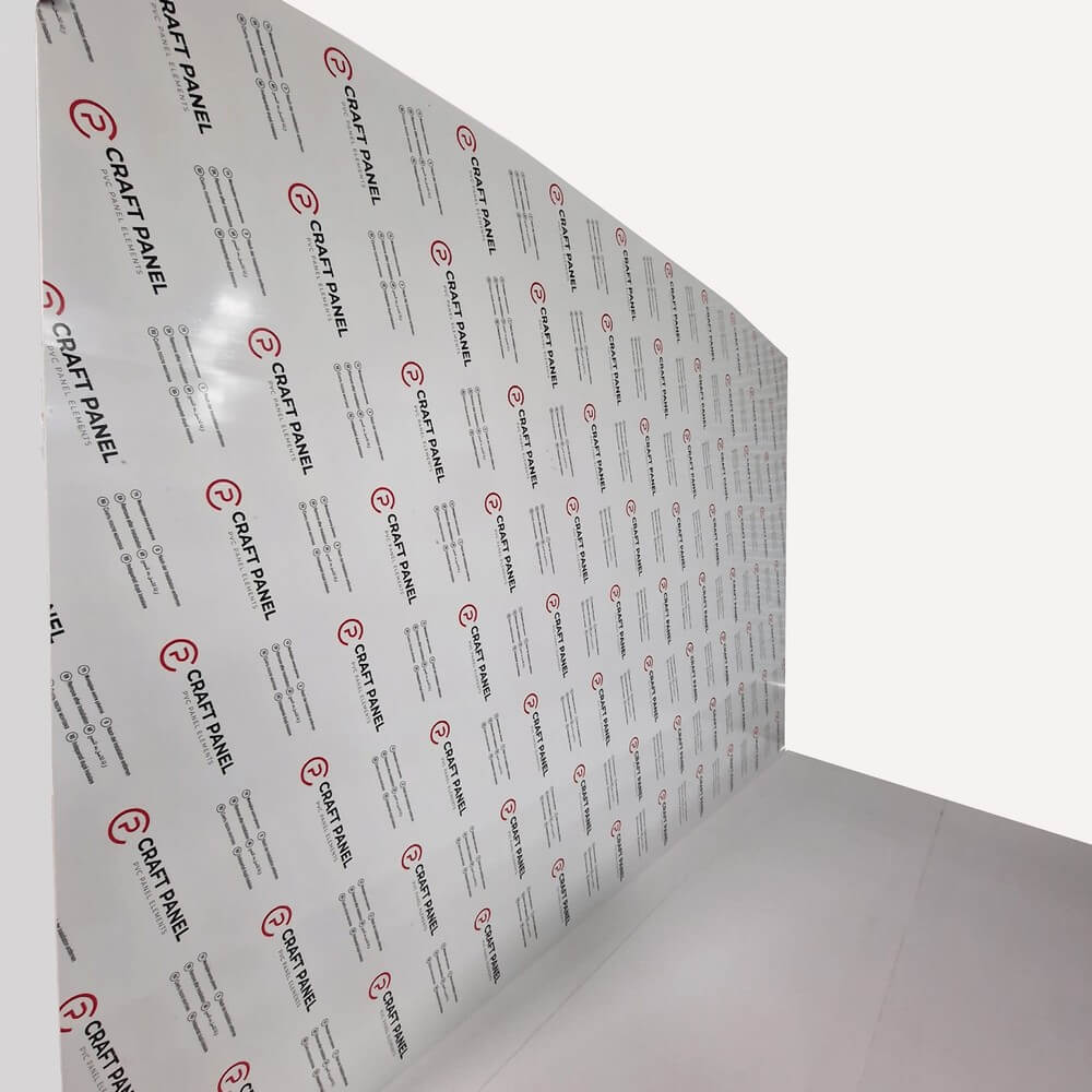 Hygenic Wall Clading Flat Panel White One Side uPVC 31mm