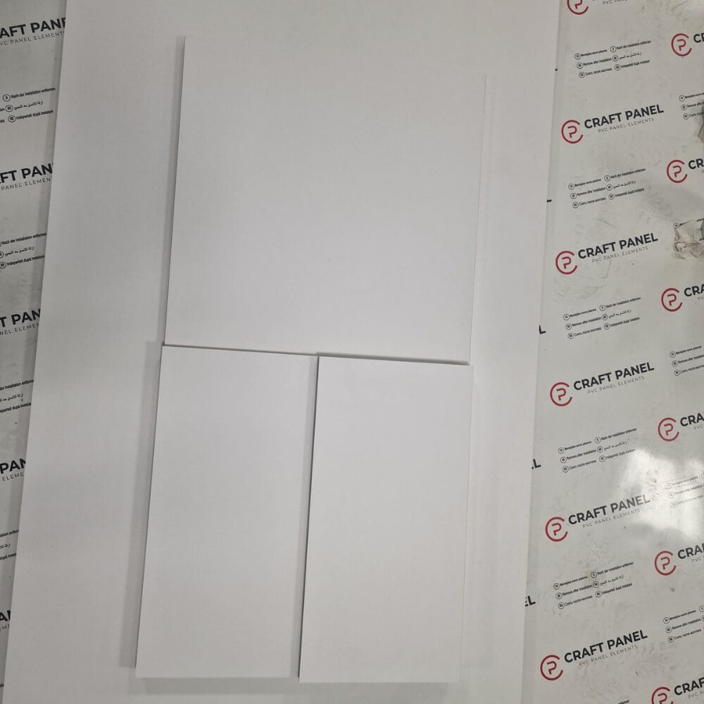 Kitchen Cabinet Shelving Matt Lam White Melamine MDF Board - 18mm Twin Slot