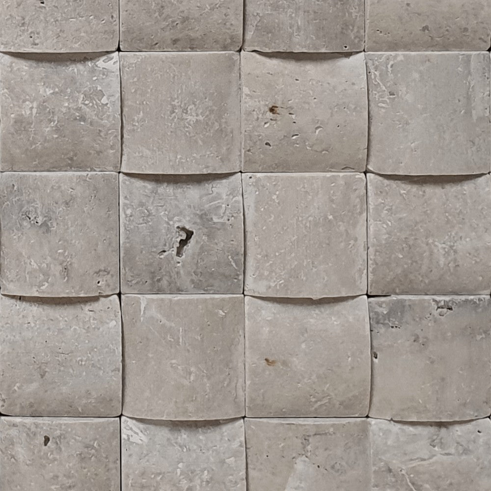 M2 Snake Skin Natural Travertine Split Face 300x300mm Matt Decorative Wall Tile