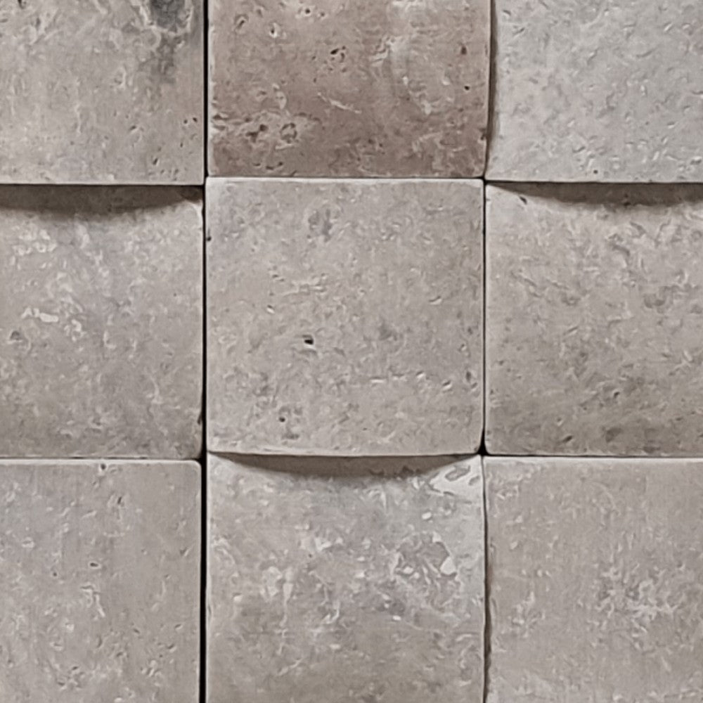 M2 Snake Skin Natural Travertine Split Face 300x300mm Matt Decorative Wall Tile