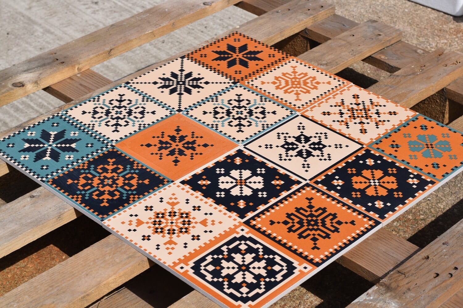 Mexican Aztec Rectified Matt Ceramic 300x300mm Wall and Floor Tile