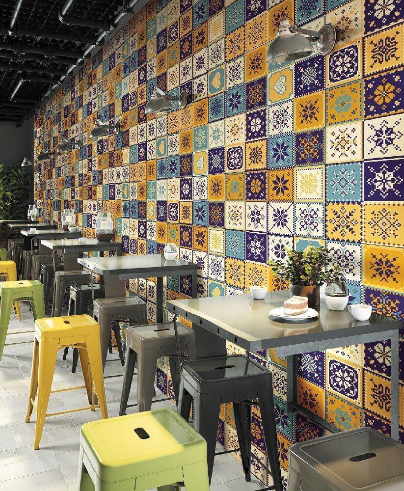 Mexican Aztec Rectified Matt Ceramic 300x300mm Wall and Floor Tile