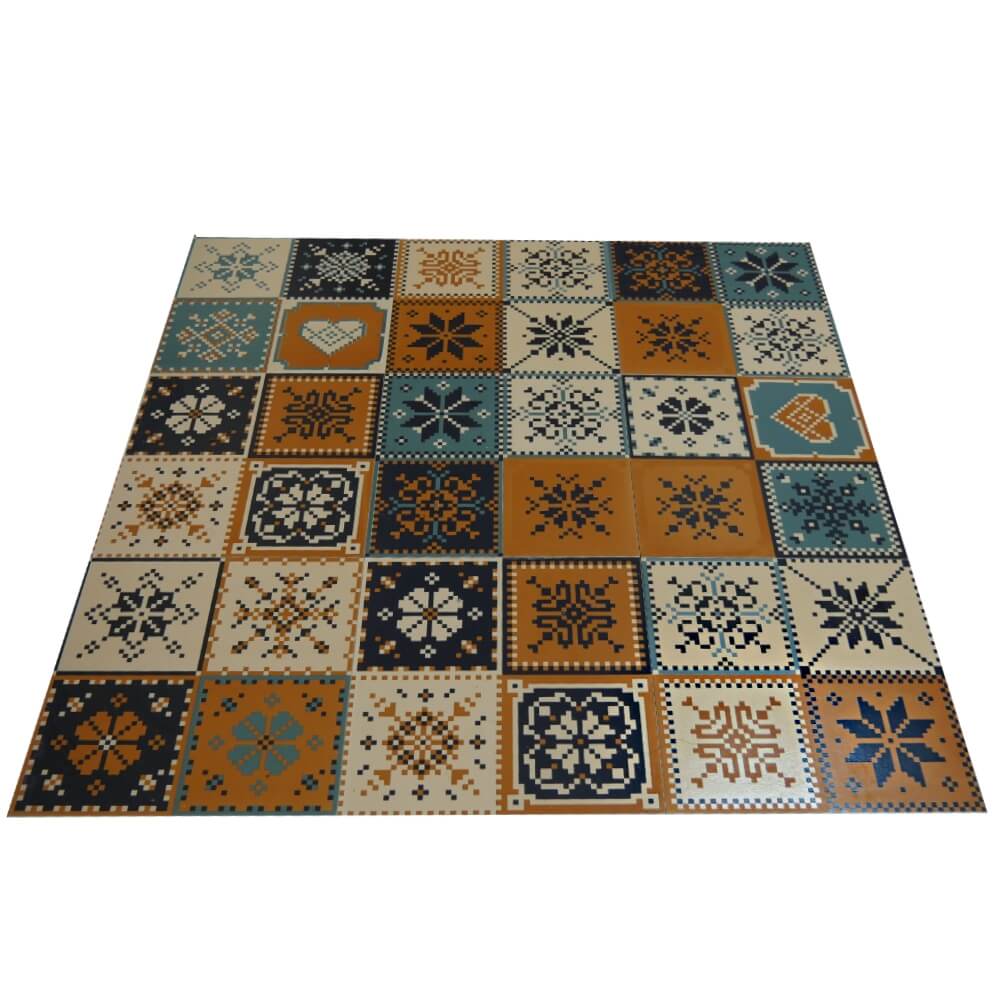 Mexican Aztec Rectified Matt Ceramic 300x300mm Wall and Floor Tile