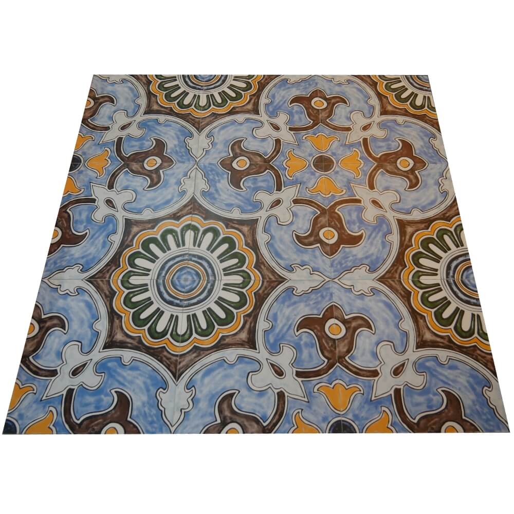 Mexican Blue Crocus Rectified Matt Ceramic 300x300mm Wall and Floor Tile