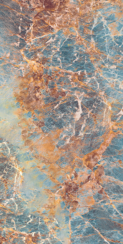 Nebula Sapphire Rectified Large Format Exotic Surface Stone Effect Porcelain 800x1600mm Floor & Wall Tiles