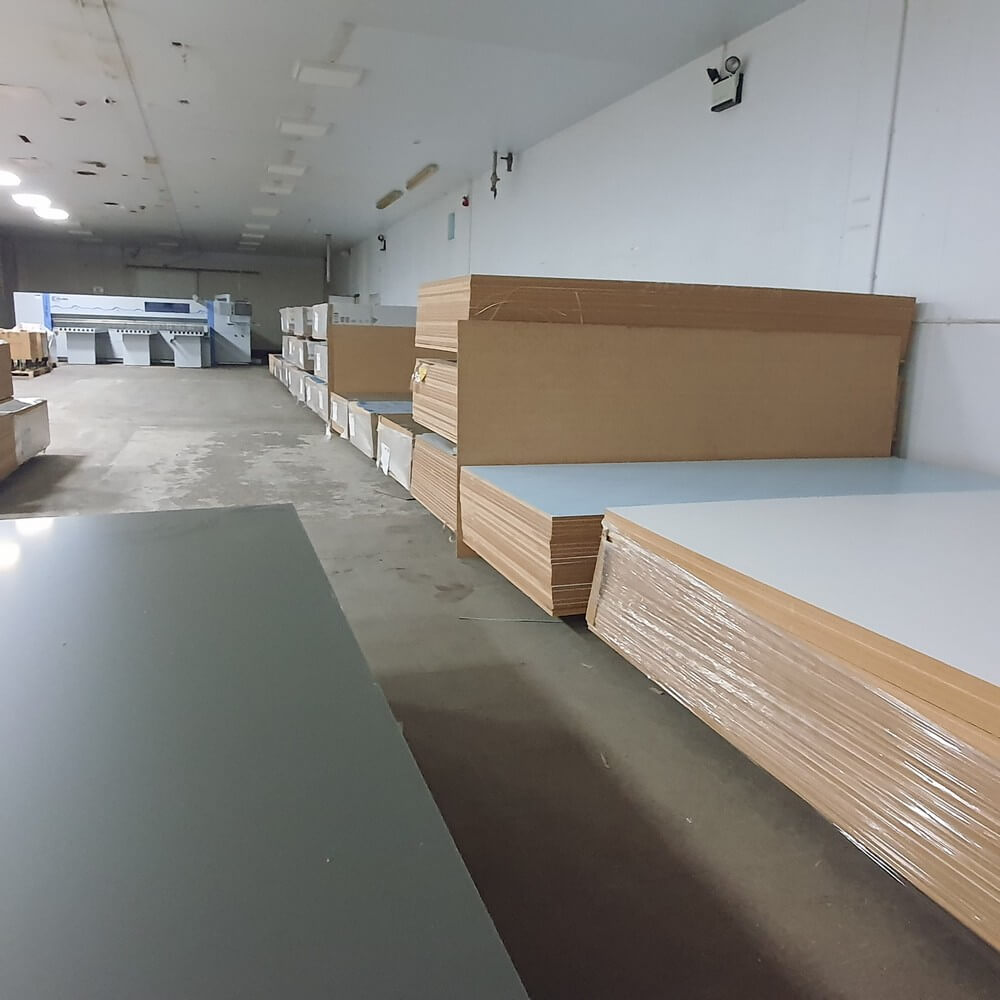 PVC MDF Panel HG Super White 18mm Full Board - Cut to Size (mm)