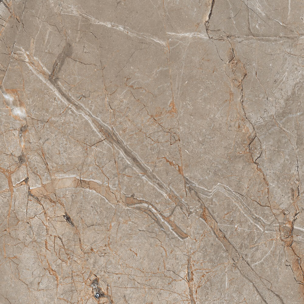 Richmond Natural Rectified Glossy Stone Effect Porcelain 800x800mm Wall and Floor Tiles