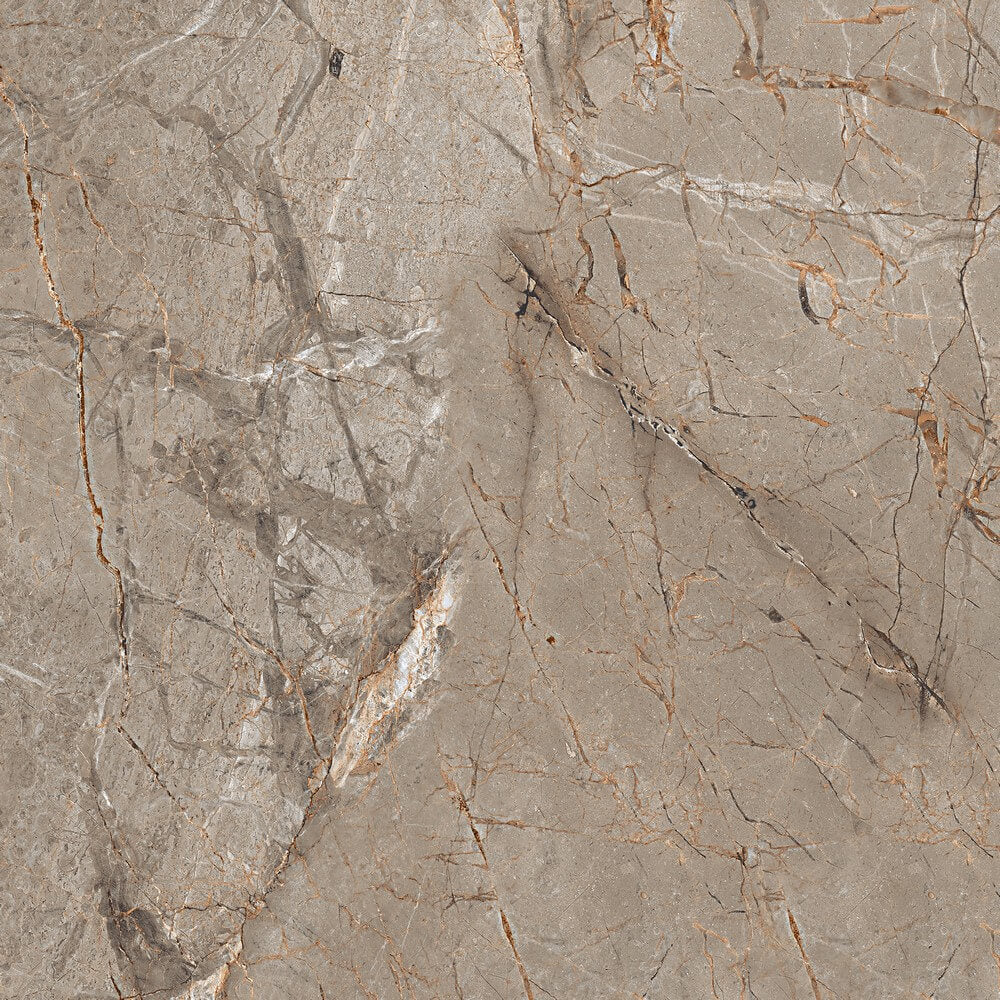 Richmond Natural Rectified Glossy Stone Effect Porcelain 800x800mm Wall and Floor Tiles
