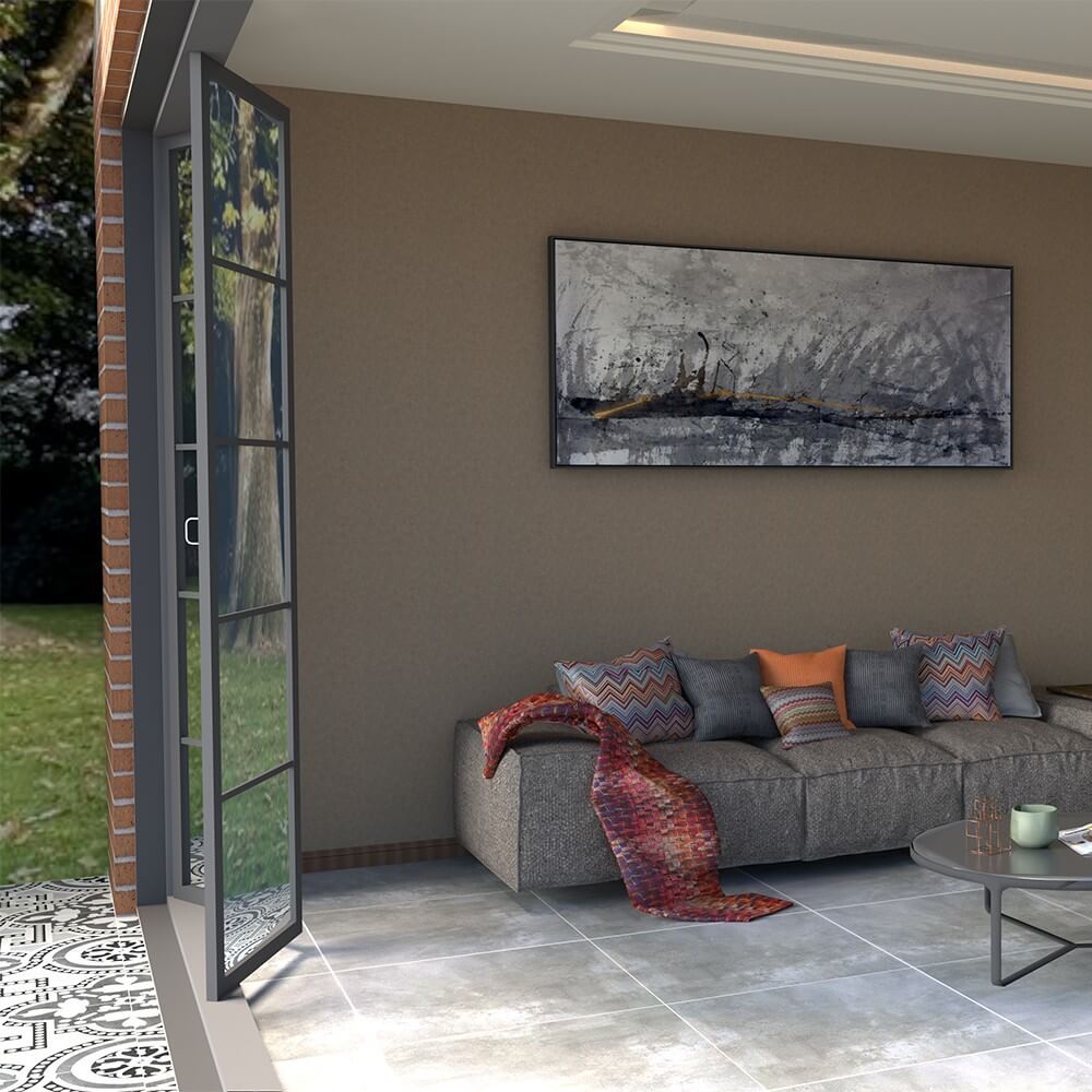 Salisbury Rectified Matt Porcelain 20mm 600x600mm Indoor and Outdoor Floor Tile